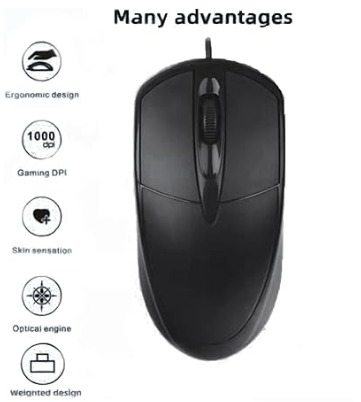 Miniatura 2 de Mouse Optico x2 MOU031